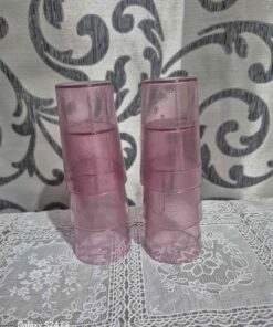 set of 6 pink tumblers