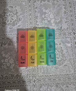 set of pill box organizers... some missing