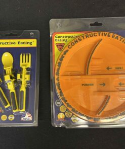 227 - Constructive Eating Plate and Cutlery