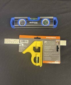 23 - Mastercraft 12" torpedo level, Swanson 12" combination square.