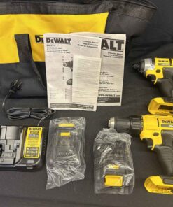 36 - DeWalt Drill Driver 20V Max and DeWalt 1/2" 20V Max Cordless Impact wrench
