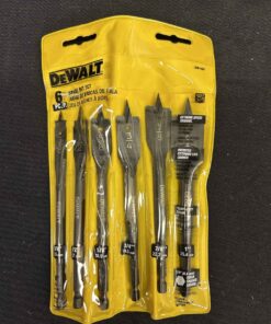 87 - DeWalt 6 pc Spade Bit Set
