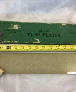 Glass Push Plates in original box
