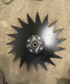 Spiked closing wheels
