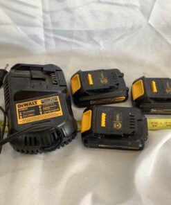 Dewalt 20v Batteries (3) and Charger