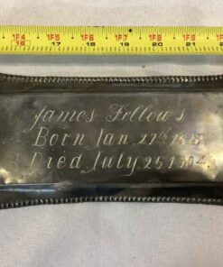 Victorian Coffin Plaque