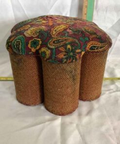 Vintage hand made foot stool