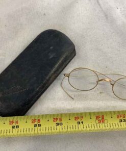Vintage Granny Glasses in Blue Case