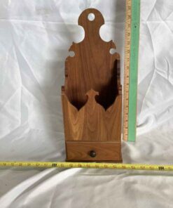 Vintage wooden pipe box