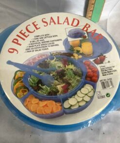 9 Piece Salad Bar Container Set