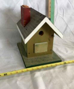 Folk Art Painted Bird House