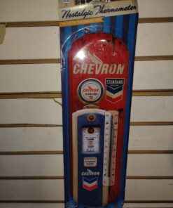 Chevron metal thermometer