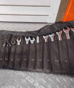 Full set assorted makes SAE wrench set with pouch