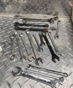 Qty 18 assorted metric wrenches