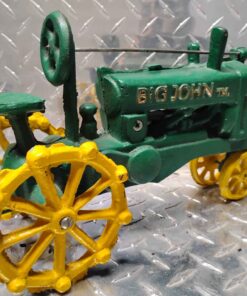 Big John die cast metal tractor with die cast wheels