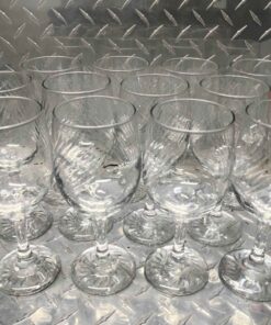 12 water glasses