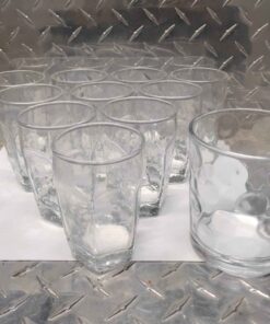 10 small..1large glass