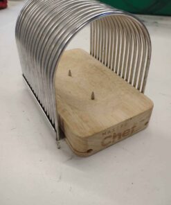 Master chef wood and stainless rack