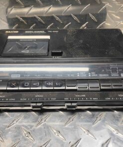 Cassette player...no power cord