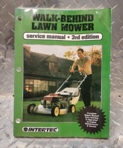 Walk behind lawn mower service manual