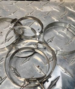 Multiple hose and single use clamps