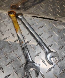 19 mm and 17 mm wrenches