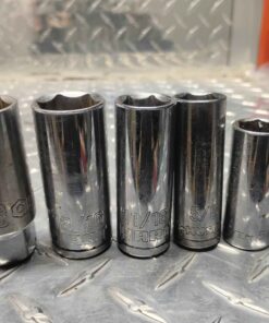 Assorted deep sockets