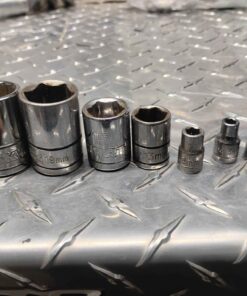 Assorted metric sockets