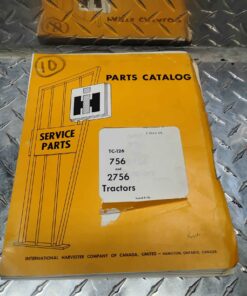 IH TC126 , 756 and 2756 parts manual