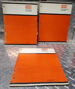 Qty 3 Case windrower manuals