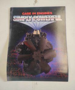 Case IH engines vintage literature / poster