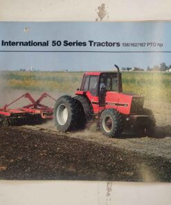 International 50 series tractor vintage literature