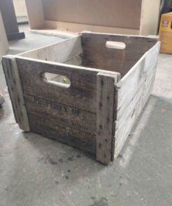 Wooden box from Georgian Bay fruit growers