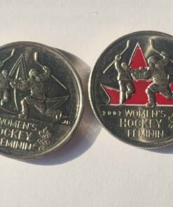 Canadian women's hockey coin set