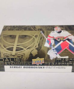Goalie Etchings Sergei Bobrovsky
