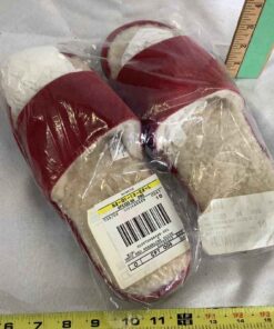 L.L. Bean Vintage Red Shearling Slides size 9
