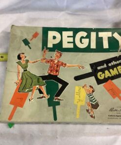 1953 Parker Bros Inc Pegity Board Game