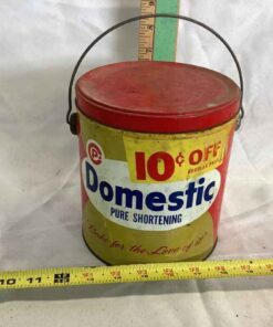 Vintage Domestic Shortening Tin