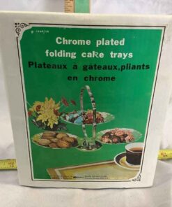 Chrome Plated Folding Cake Tray