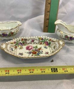 Dresden Sprays - Hammersly Cream, Sugar and Tray