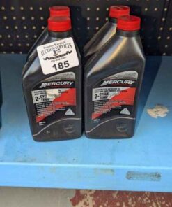 Mercury 2 cycle plus outboard oil synthetic blend - 4/500ml bottles