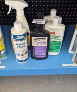 Marine Polishes, waxes, etc