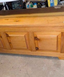Wooden blanket box