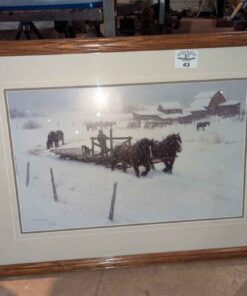 Robert Duncan "Snowy Day" framed print