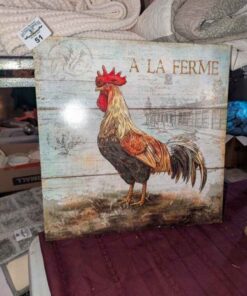 "a la Ferme" Rooster wall art