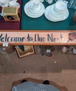 "Welcome to our Nest" Wooden Wall sign