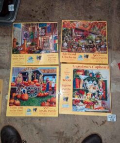 1000pc & 500+pc jigsaw puzzles