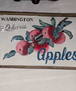 Decorative apple tray accent