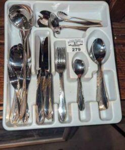 Cutlery in drawer organizer