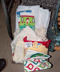 Table linens, pot holders, etc